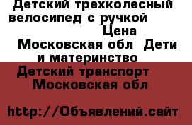 Детский трехколесный велосипед с ручкой SITY Trike  Alluminium › Цена ­ 3 000 - Московская обл. Дети и материнство » Детский транспорт   . Московская обл.